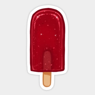 Red Popsicle Sticker